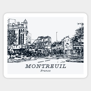 Montreuil - France Sticker